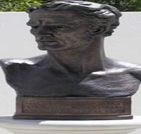 Adam Lindsay Gordon Bronze Bust - Accommodation Mt Buller