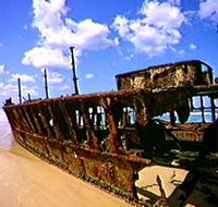 Maheno Shipwreck - Accommodation Mt Buller
