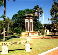 Esk War Memorial and Esk Memorial Park - Accommodation Mt Buller