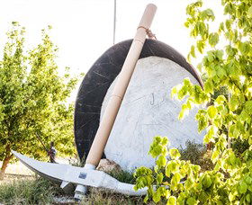 The Big Gold Pick And Pan - Accommodation Mt Buller 0