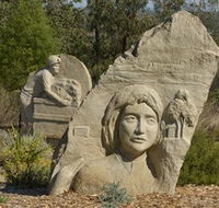 Heritage Sculptures at Pensioners Hill Lookout - Accommodation Mt Buller