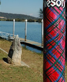 Maclean Tartan Power Poles - Accommodation Mt Buller 1