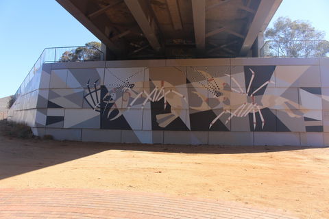 Berri Bridge Mural - Accommodation Mt Buller 0