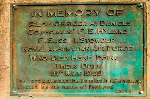 Avro Anson A4-4 Memorial - Accommodation Mt Buller 1