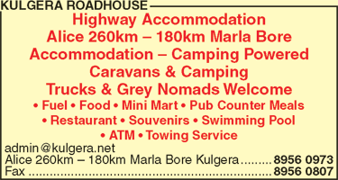 Kulgera Roadhouse - Accommodation Mt Buller 1