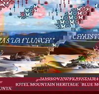 Christmas Day Lunch Hotel Mountain Heritage - Accommodation Mt Buller