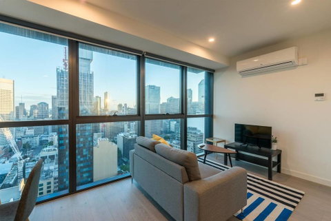 CBD Lovely 1 Bedroom Apt City View@La Trobe Tower - Accommodation Mt Buller 0