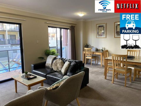 RIVERSIDE CITY VIEW PARKING NETFLIX WIFI WINE FREE - Accommodation Mt Buller 0